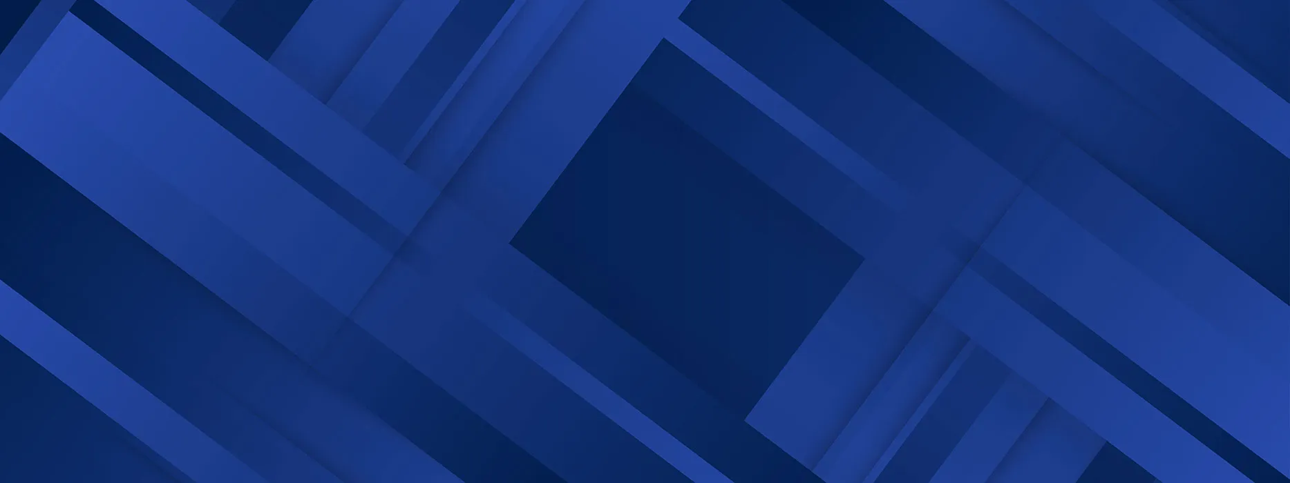 A blue abstract background with diagonal lines.